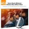 K&F CONCEPT 82mm Bilateral Blur Ghost Motion Filter Super Speed Effects for Camera Lens Clear Optical Glass with Cleaning Cloth view 2