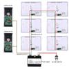 5-Unit Home Apartment Visual Intercom Doorbell System,7" LCD Screen Bus 2pin Wired Video Door Phone Kit,for Home Night Vision(1 Doorbell+5 Monitor) view 3
