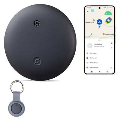 2025 Upgraded Android Air Tracker, Bluetooth Tracker Tags for Android Phones, Compatible with Google Find My Device, Item Locator for Luggage, Keys, Backpack