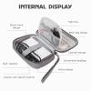 4Pcs Portable Cable Organizer Bag Small Electronic Cable Organizer Pouch Waterproof Electronics Accessories Organizers Pouch Cables Bag Travel Digital Storage Bags for Power Bank Charger Card, Grey view 3