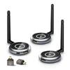 AIMIBO 2026 Wireless HDMI Transmitter and 2 Receivers, 4K Decode 1080P@60Hz, 656FT/200M, Tutuplay App Mirror, 5.8G HDMI Wireless Extender for Laptop, PC, Camera, TV Box to TVs, Projectors, Monitors view 1