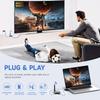 AIMIBO 2026 Wireless HDMI Transmitter and 2 Receivers, 4K Decode 1080P@60Hz, 656FT/200M, Tutuplay App Mirror, 5.8G HDMI Wireless Extender for Laptop, PC, Camera, TV Box to TVs, Projectors, Monitors view 4
