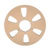 1/4 10.5 Inch Empty Takeup Reel, 6 Hole Aluminum Alloy, Universal Opening for Sound Tape Machines (Gold) view 1