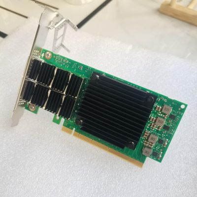 100GbE Network Adapter with Mellanox ConnectX-5 Ex Chipset, PCIe 4.0(16GT/s) x16 Ethernet NIC, Dual QSFP28 Infiniband Network Card Compare to MCX556A-EDAT