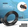 Bzumperyz 720106-1 EC M3 14W10 Transducer Extension Cable 14-pin Fit for Humminbird APEX XPLORE SOLIX and Onix Series Fish Finder Compatible with Built-in MEGA Imaging (10 Feet) view 2