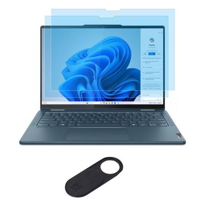 2-Pack Screen Protector for 2025 New Lenovo Slim 7i Aura Edition 14" & Lenovo Slim 7 14" (14ILL10 14AKP10) Laptop, Anti-Blue Light Anti-Glare Anti-UV Filter, Reduces Eye Strain, Anti Fingerprint