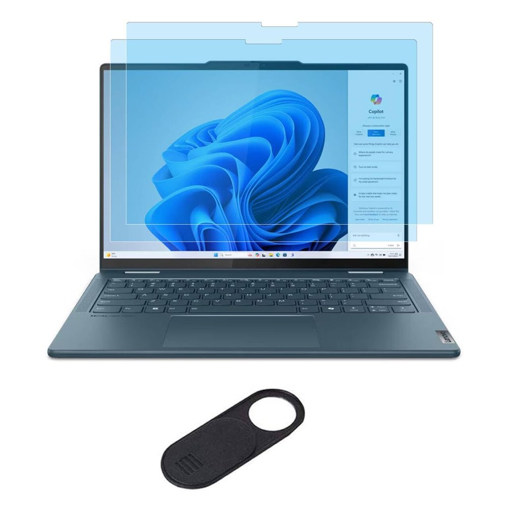 2-Pack Screen Protector for 2025 New Lenovo Slim 7i Aura Edition 14" & Lenovo Slim 7 14" (14ILL10 14AKP10) Laptop, Anti-Blue Light Anti-Glare Anti-UV Filter, Reduces Eye Strain, Anti Fingerprint