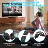 AYJBKL Wireless Headphones for TV, Bluetooth 5.3 Over-Ear Headset with Noise Cancelling, 50H Playtime, HD Stereo Sound & Charge Dock, Low Latency for Sync with Smart TV, PC, Projector view 4
