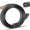 000-00128-001 4-pin Power Cord Fit for Simrad GO9/12, Vulcan 7/9/12, NSS EVO3, ZEUS2,ZEUS3 for Power in, Power Control Bus and External Alarm (6.5 Feet) view 1