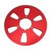 1/4 10.5 Inch Empty Takeup Reel, 6 Hole Aluminum Alloy, Universal Opening for Sound Tape Machines (Red) view 1