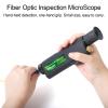 Komshine 200 Times Magnification Fiber Optic Microscope Inspection Tool KFM-200 Portable Microscope Fiber Optic Tools Lighted Pocket Size 2.5mm FC SC ST and 1.25mm LC Adapter view 3