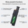 Komshine 200 Times Magnification Fiber Optic Microscope Inspection Tool KFM-200 Portable Microscope Fiber Optic Tools Lighted Pocket Size 2.5mm FC SC ST and 1.25mm LC Adapter view 4