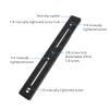 30cm Aluminum Alloy DSLR Camera Quick Release Plate, Lightweight Design, Anti Slip Screws, Multiple Expansion Ports, Arca Mount Compatible, 1/4in 3/8in Screw Holes view 4