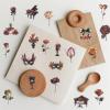 100PCS Masquerade Transparent Stickers Pack,Halloween Aesthetic Retro Masked Ball Decor for Laptop Gifts for Teens Adults Waterproof PET Dried Rose Stickers for Notebook Phone Halloween Party Favors view 2