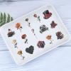 100PCS Masquerade Transparent Stickers Pack,Halloween Aesthetic Retro Masked Ball Decor for Laptop Gifts for Teens Adults Waterproof PET Dried Rose Stickers for Notebook Phone Halloween Party Favors view 3