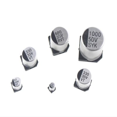 100/50/20pcs 6.3V 10V 16V 25V 35V 50V Aluminum Electrolytic Capacitor 1UF 10UF 22UF 33UF 47UF 100UF 220UF 330UF 470UF(4.7NF)