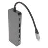11 in 1 USB C Hub, Grey USB Splitter with 4K, VGA, Gigabit RJ45, 3 USB3.0 Ports, 100W PD Charging, Storage and Memory Card Reader, 3.5mm Audio for Laptop and Computer Acces view 4