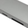 8 in 1 USB C Hub, Grey Aluminum Alloy, 4K Resolution at 30Hz, 5Gbps Data Transfer, 100W PD Charging, Memory Card Reader, 3 USB3.0 Ports, HD Multimedia Interface for Laptops and view 2