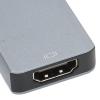 5 in 1 USB C Hub, Ultra HD 4K Output, 5Gbps High Speed Data Transfer, PD Charging, Card Reader, Aluminum Alloy Material for Efficient Heat Dissipation view 2