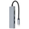 5 in 1 USB C Hub, Ultra HD 4K Output, 5Gbps High Speed Data Transfer, PD Charging, Card Reader, Aluminum Alloy Material for Efficient Heat Dissipation view 3