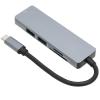 5 in 1 USB C Hub, Ultra HD 4K Output, 5Gbps High Speed Data Transfer, PD Charging, Card Reader, Aluminum Alloy Material for Efficient Heat Dissipation view 4