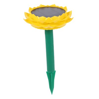 DIYEAH Solar-Powered Lotus Flower Outdoor Speaker Portable Music Player Weatherproof Design