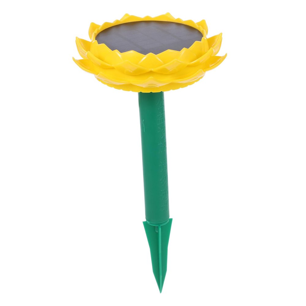 DIYEAH Solar-Powered Lotus Flower Outdoor Speaker Portable Music Player Weatherproof Design