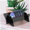 AUTSUPPL Desktop Record Rack Cd Storage Shelves Vinyl Record Storage Cabinet Cd Holder view 4