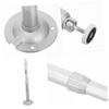 jojofuny Retractable Camera Bracket Aluminum Alloy Stand Wall Mount Easy Install for Home Security view 4