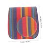 ARTIBETTER 1pc Camera Bag Striped Canvas Case for Mini Instant Cameras for Hiking Shopping and Daily Use view 2