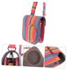 ARTIBETTER 1pc Camera Bag Striped Canvas Case for Mini Instant Cameras for Hiking Shopping and Daily Use view 4