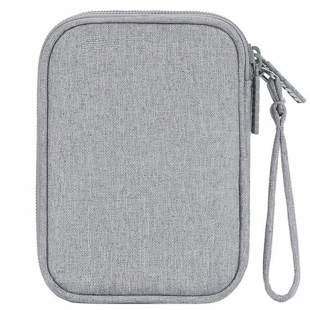 ARTIBETTER Ergonomic Data Cable Headphone Storage Bag Compact Travel Pouch for Cable Phone Cord Holder Pouch Charger Organizers Earphone Bag