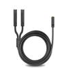 YWZBQL Wen ST Audio Extension Cable Ja-ck 6.5mm Male to 2x6.5mm Female 1/4inch for Amplifier Microphone Mixer Guitar Bass(3.5-F to 2xTS-F,3M) view 1