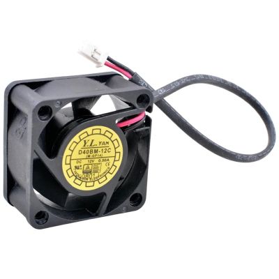 D40BM-12C 4cm 40mm Fan 40x40x20mm DC12V 0.40A Double Ball Bearing Cooling Fan for Industrial Computer Power Supply