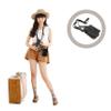 ARTIBETTER Pu Leather Camera Shoulder Bag for Mini Vintage Camera Case Magnetic Lock Convenient Design for Travel and Daily Use Black view 4