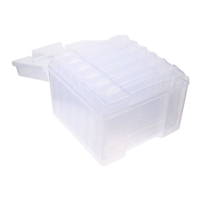 Angoily 1Set Photo Storage Container Craft Organizer Box for Greeting Cards Postcards