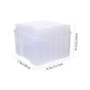 Angoily 1Set Photo Storage Container Craft Organizer Box for Greeting Cards Postcards view 2