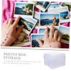 Angoily 1Set Photo Storage Container Craft Organizer Box for Greeting Cards Postcards view 3