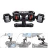 Arm Mount Adapter Multi Function Dual Ball Head Hot Shoe Magic Arm Adapter Camera Clamp Mount Adapter Camera Accessories view 4