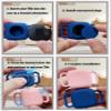 2 Pack Dog Collar Holder Compatible with Tile Mate 2022 2024 Tracker, Waterproof Anti-Scratch Finder Protective Cover for Tile Tracker, Silicone Case Accessories for Pets Dog Cat(Pink Grey) view 3