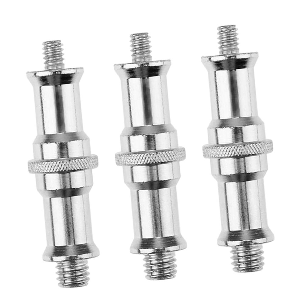 ARTIBETTER Threaded Screw Adapter Spigot Set 1/4 to 3/8 Conversion for Flash Light Stand and Equipment