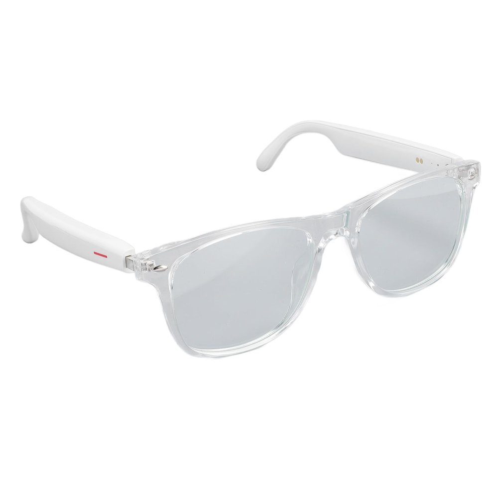 E13-C Smart Glasses, Blue Light Filtering Lenses, Open Ear Sound Mic & Speakers, Real Time AI Smart Translation Sunglasses for Men and Women