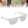 E13-C Smart Glasses, Blue Light Filtering Lenses, Open Ear Sound Mic & Speakers, Real Time AI Smart Translation Sunglasses for Men and Women view 4