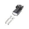 Chunsu 4 Set 3 Hole 31067-1010 Auto Front Door Tweeter Horn Cable Connectors 31067-1070 Car Wiring Terminal Socket(Black) view 1