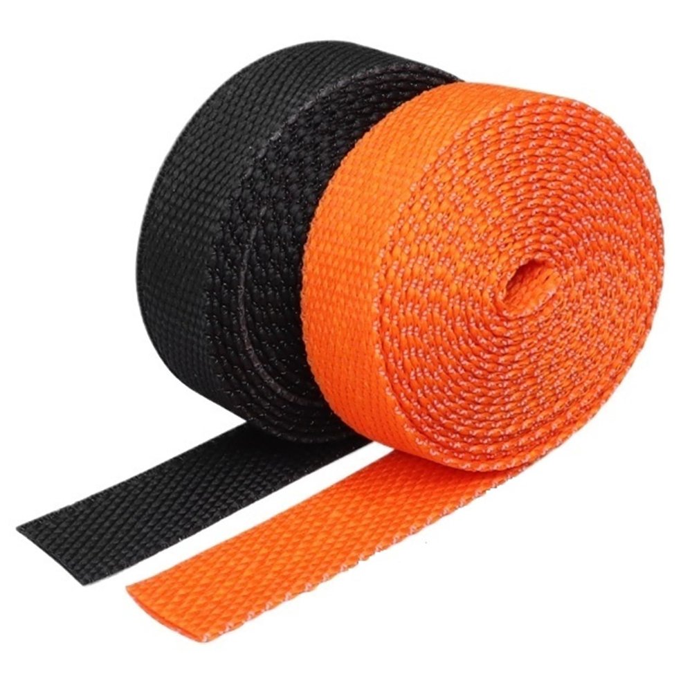 DJJSDMY Cable Sleeves Heat Shrink Braided Cable Sleeve 6~100mm Insulation Flam Retardant Wire Wrap Sheath Protection(Orange,Inner Diameter 16MM_1 Meter)