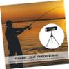Artibetter 1pc Mini Fishing Tripod Light Holder Rotatable Fishing Lamp Stand for Night Portable and Lightweight for Boats and Outdoor Use view 4