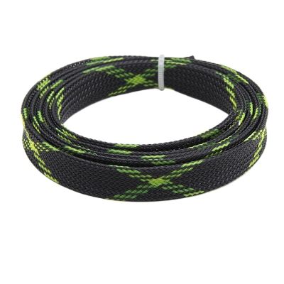 DJJSDMY Cable Sleeves Multi-Color Insulated Expandable Sleeve Braided High Density Protection Wire Wrap Sleeving(Color 7,10MM_1 Meter)