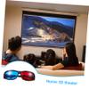 Homoyoyo 5 Pcs Red and 3D Glasses 3 for Viewing and Red Glasses Red and 3D Movies Glasses Red Cyan Polarization 3D Movie Viewing Glasses 3D Eyeglasses 3 Red Plastic view 3