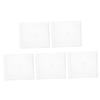 AUTSUPPL 5pcs Transparent Cd Storage Cases Lightweight Organizers for DVDs and Minimalist Design for Travel and Home Use Enhanced Protection from Scratches and Damage view 1