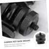 Artibetter Hot Shoe Mount Adapter Tripod Screw Adapter Flash Shoe Mount for 1/4 Inch Screw view 2